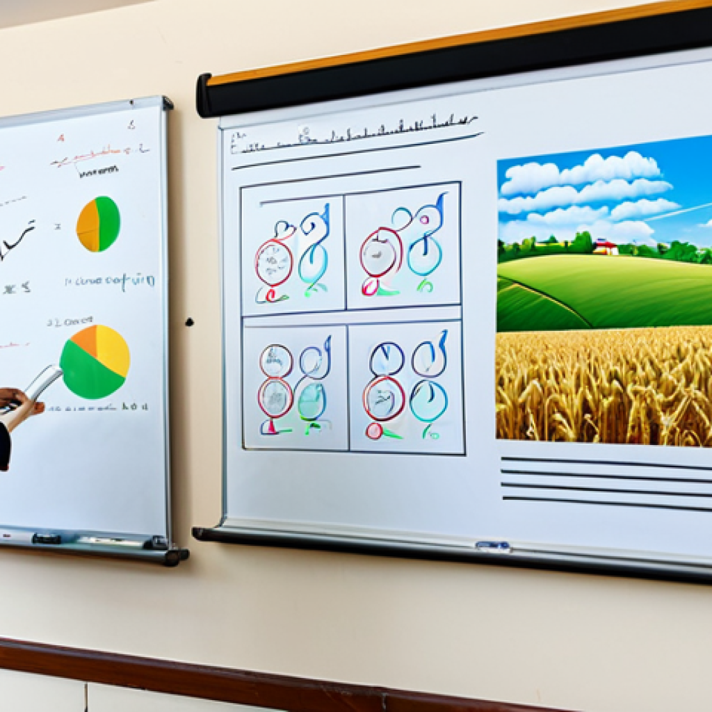 **

A professional agricultural instructor giving a lecture on rural tourism amenities, using a whiteboard with diagrams and charts. The setting is a bright and modern classroom. Students are attentively taking notes. Instructor is fully clothed in appropriate attire, professional dress, safe for work, appropriate content, perfect anatomy, natural proportions, high quality.

**