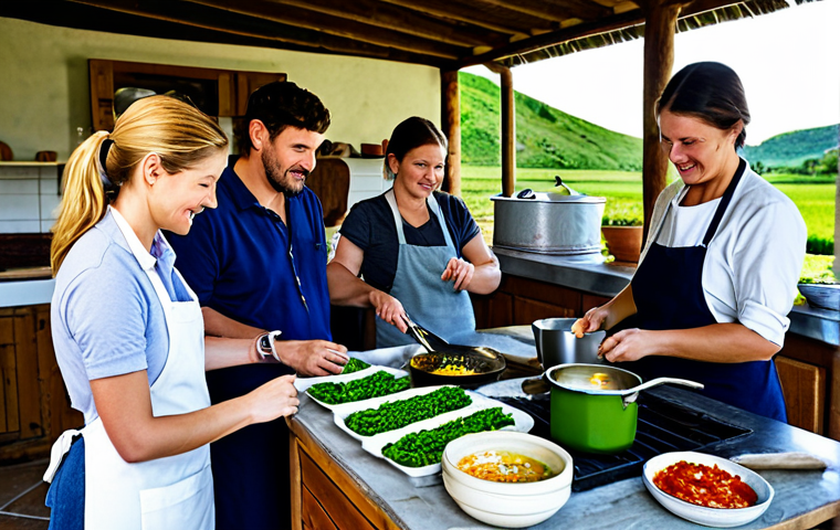 농촌관광지도사와 고객 니즈 분석 - **Image Prompt:** "A local artisan, fully clothed in modest traditional clothing, teaching a craft w... 농촌관광지도사와 고객 니즈 분석 - **Image Prompt:** "A local artisan, fully clothed in modest traditional clothing, teaching a craft w...